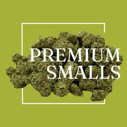 Premium Smalls THCA Flower by Consider It Flowers. Affordable ounces of high-quality, smaller cannabis buds, lab-tested for potency and purity.